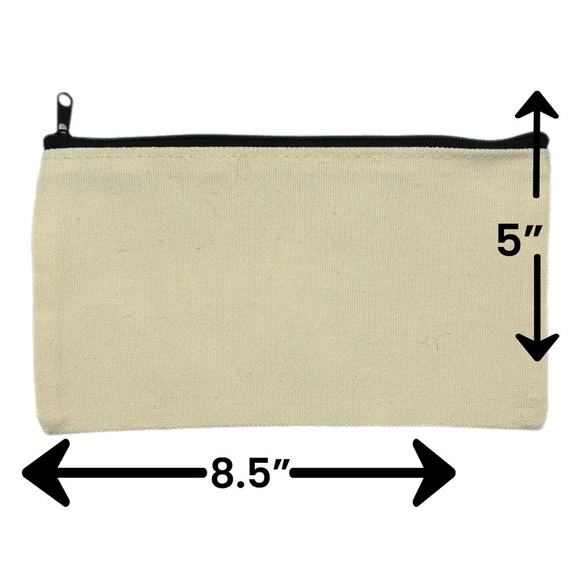 The Blind Medium | Black Canvas Cosmetics Makeup Pouch Bag Lotions & Potions - Picture 5 of 6